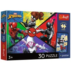 imagen de Rompecabezas premium de 30 piezas de Marvel Spiderman - Trefl 1