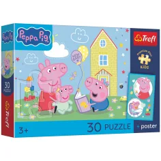 imagen de Rompecabezas premium de 30 piezas de Peppa Pig - Trefl 1
