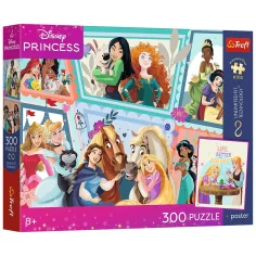 imagen de Rompecabezas premium de 300 piezas de Princesas Disney - Trefl 1