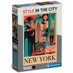Rompecabezas Style in the City Nueva York 1000 piezas - Clementoni