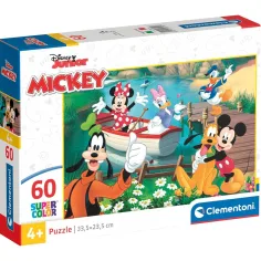 Rompecabezas Supercolor de 60 piezas de clásicos de Disney - Clementoni