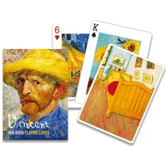 imagen de Rummy de Vincent van Gogh 55 cartas - Piatnik 1