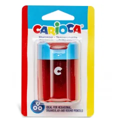 Sacapuntas cilíndrico de dos agujeros - Carioca