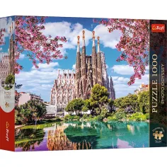 imagen de Sagrada Familia Barcelona rompecabezas premium de 1000 piezas - Trefl 1