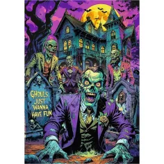 imagen de Salón del Horror: Zombis 1000 piezas Premium Plus puzzle - Trefl 2