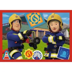 imagen de Sam el bombero 4 en 1 rompecabezas de 12-15-20-24 piezas - Trefl 2