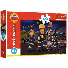 imagen de Sam el bombero Héroe en uniforme - rompecabezas de 60 piezas - Trefl 1