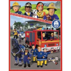 imagen de Sam el bombero rompecabezas y juego de memoria 2 en 1 set - Trefl 2