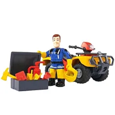 Sam el bombero: vehículo quad Mercury con figura - Simba Toys