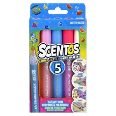 Scentos Marcadores acrílicos aromáticos en color pastel 5ud