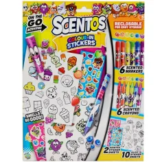 Scentos Set de pegatinas coloreables