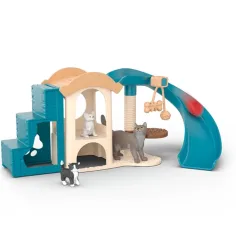imagen de Schleich: Casa de juegos para gatos de Farm World (42764) 3