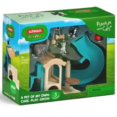imagen de Schleich: Casa de juegos para gatos de Farm World (42764) 1