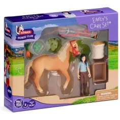 imagen de Schleich: Club de Caballos Emily set de cuidado de caballos (42797) 1