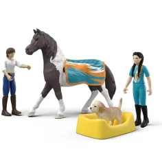 imagen de Schleich: Club de Caballos Kim conjunto de entrenamiento ecuestre (42799) 5