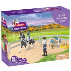 imagen de Schleich: Club de Caballos Kim conjunto de entrenamiento ecuestre (42799) 1