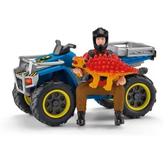 imagen de Schleich: Escape en quad del Velociraptor set (41466) 3
