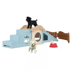 imagen de Schleich: Farm World Cachorros casa de juegos set (42763) 3