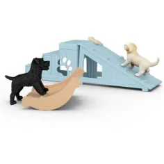 imagen de Schleich: Farm World Cachorros casa de juegos set (42763) 4