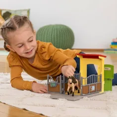 imagen de Schleich: Farm World - Caja de ponis Conjunto de semental islandés (42609) 5