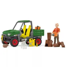 imagen de Schleich: Farm World - Conjunto de juego de trabajos forestales (42659) 4