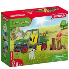 Schleich: Farm World - Conjunto de juego de trabajos forestales (42659)