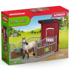 Schleich: Farm World - Establo box figura de caballo Mustang (42724)
