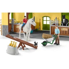 imagen de Schleich Farm World – Establo de caballos (42485) 4