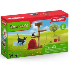 Schleich: Farm World - Experiencia de juego para adorables gatitos (42501)