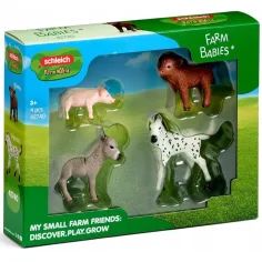 imagen de Schleich: Farm World Figura de animales de granja bebés – set de 4 piezas (42740) 1