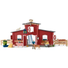 imagen de Schleich: Farm World - Granja con establo y animales (42606) 2