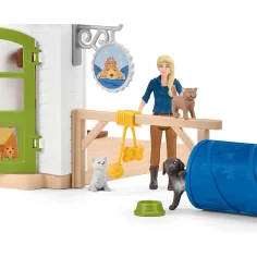 imagen de Schleich: Farm World - Hotel para mascotas juego (42607) 5