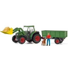 imagen de Schleich: Farm World - Juego de tractor con remolque (42608) 2