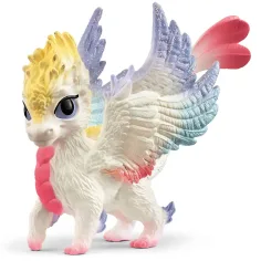 Schleich: Figura de bebé dragón arcoíris (70825)