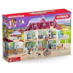 imagen de Schleich: Horse Club - Conjunto de juego de establo junto al lago (42706) 1