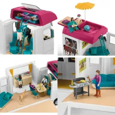 imagen de Schleich: Horse Club - Set de transporte de caballos (42619) 5