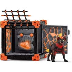 imagen de Schleich: Set de hiena de lava de Battlecave (42674) 2