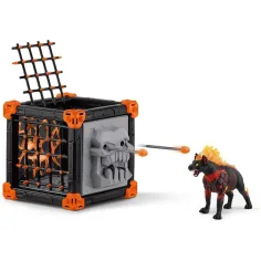 imagen de Schleich: Set de hiena de lava de Battlecave (42674) 3