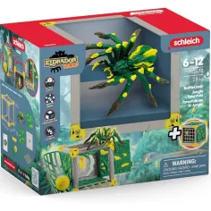 Schleich: Set de tarantela de la cueva de batalla de la jungla (42678)