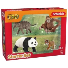 Schleich: Wild Life - Animales de Asia set de figuras inicial 4 piezas (42736)