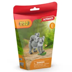 Schleich: Wild Life - Figura de mamá koala y su cría (42566)