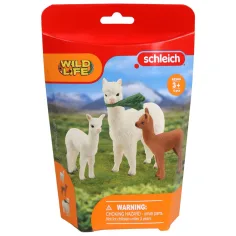 Schleich: Wild Life - Set de figuras de familia de alpacas (42544)