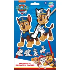 Set creativo de 10 imanes de rascar de Patrulla Canina