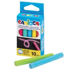 Set de 10 tizas de colores - Carioca