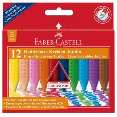Set de 12 crayones Jumbo borrables - Faber-Castell