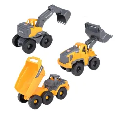 imagen de Set de 3 vehículos de construcción Volvo - Dickie Toys 3