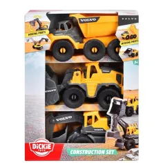 Set de 3 vehículos de construcción Volvo - Dickie Toys