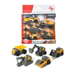 Set de 5 mini excavadoras Volvo - Dickie Toys