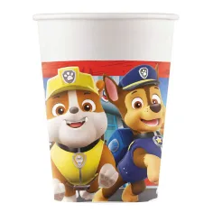 Set de 8 vasos de papel de Patrulla Canina 200ml