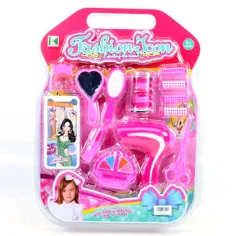 Set de belleza con espejo y rulos